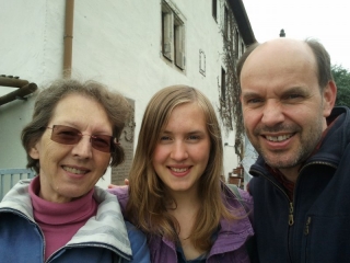 Gernot Gruber mit Familie