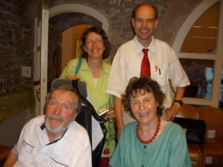 Gernot Gruber mit Familie