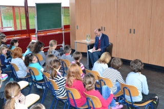 Beim bundesweiten Vorlesetag an der Bürgfeldschule in Welzheim